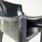 Italian Modern Model CAB 414 Leather Armchair attributed to Mario Bellini for Cassina, 1980s, Image 9
