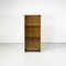 Modern Italian Light Briar and Smoked Glass Bookcase attributed to Saporiti, 1970s 2