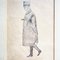 Italienischer Künstler, Mann, 1900er, Bleistiftzeichnung auf Papier, gerahmt 2