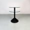 Table Basse en Métal et Verre avec Double Plateau Rond, Italie, 1980s 4