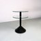 Italian Modern Metal and Glass Coffee Table with Double Round Top, 1980s 2