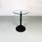 Italian Modern Metal and Glass Coffee Table with Double Round Top, 1980s 5