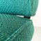 Italian Modern Steel and Green Cotton Lounge Chairs attributed to Gastone Rinaldi, 1970s, Set of 2, Image 8