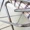 Italian Modern Chromed Metal & Cotton Sof Sof Chairs attributed to Enzo Mari for Driade, 1980s, Set of 3, Image 6