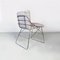 Italian Modern Chromed Metal & Cotton Sof Sof Chairs attributed to Enzo Mari for Driade, 1980s, Set of 3, Image 12