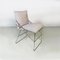 Italian Modern Chromed Metal & Cotton Sof Sof Chairs attributed to Enzo Mari for Driade, 1980s, Set of 3, Image 14