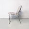 Italian Modern Chromed Metal & Cotton Sof Sof Chairs attributed to Enzo Mari for Driade, 1980s, Set of 3 11