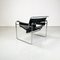 Modern Italian Black Armchair Mod. Wassily B3 attributed to Marcel Breuer for Gavina, 1960s, Image 4
