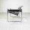 Modern Italian Black Armchair Mod. Wassily B3 attributed to Marcel Breuer for Gavina, 1960s, Image 3