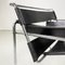 Modern Italian Black Armchair Mod. Wassily B3 attributed to Marcel Breuer for Gavina, 1960s 8