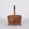 Bamboo, Rattan and Leather Magazine Rack, France, 1970s, Image 10