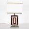 Table Lamp in Acrylic Glass, Chrome and Brass by Romeo Rega, Italy, 1970s 3