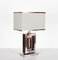 Table Lamp in Acrylic Glass, Chrome and Brass by Romeo Rega, Italy, 1970s 13