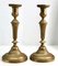 Antique Cast Brass Candlesticks, 1930, Set of 2 2