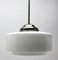 Pendant Lamp with Opaline Shade and Chrome Fittings from Phillips, Holland, 1930s 3