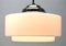 Pendant Lamp with Opaline Shade and Chrome Fittings from Phillips, Holland, 1930s, Image 10