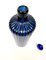 Blaue und grüne Murano Glasflasche zugeschrieben Fulvio Bianconi für Venini, Italien, 1988 5