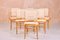 A811 Prague Chairs in Bentwood and Cane by Josef Hoffmann and Frank for Thonet, 1930s, Set of 6, Image 1