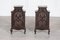 Antique English Glazed Cabinets in Mahogany, 1890, Set of 2 3