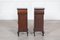 Antique English Glazed Cabinets in Mahogany, 1890, Set of 2 12