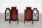 Antique English Glazed Cabinets in Mahogany, 1890, Set of 2 2