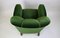 Club chair Art Déco in velluto verde, Francia, 1940, Immagine 10