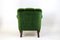 Fauteuil Club Art Déco en Velours Vert, France, 1940 9