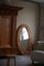 Large Swedish Oval Wall Mirror in Pine from Glasmäster Markaryd, 1960s, Image 6