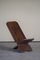 African Tribal Hand Carved Folding Palaver Chair, 1960s, Image 8