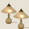 Table Lamps in Satinated Glass, 1980s, Set of 2 4