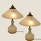 Table Lamps in Satinated Glass, 1980s, Set of 2, Image 4