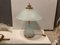 Lampade da tavolo in vetro satinato, anni '80, set di 2, Immagine 2