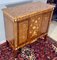 Louis XVI Style Dresser with Flower Marquetry & Pink Marble, 1920s, Image 8