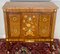 Louis XVI Style Dresser with Flower Marquetry & Pink Marble, 1920s, Image 1