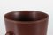 Dark Brown Leather Wastepaper Basket by Carl Auböck for Illums Bolighus, 1970s 6