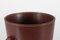 Dark Brown Leather Wastepaper Basket by Carl Auböck for Illums Bolighus, 1970s, Image 6