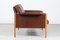 Cognac-Colored Leather 2-Seater Sofa in the Style of Finn Juhl, Denmark, 1960s 7
