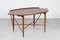 Table Basse de Forme Organique en Noyer par William Watting, Danemark, 1950s 1