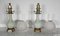 19th Century Napoleon III Oil Table Lamps in Celadon and Bronze, Set of 2 12