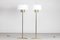 Danish Modern Floor Lamps in Brass from Fog & Mørup, 1960s, Set of 2 1