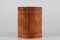 Cognac Leather Wastepaper Basket in the style of Carl Auböck, 1970s 4