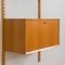 Wall Unit in Oak with Secretaire and 3 Shelves by Poul Cadovius, Denmark, 1960s 14