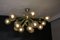 Sputnik Golden and Silver Coloured Murano Glass Globe Chandelier, 2000s, Image 8