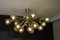 Sputnik Golden and Silver Coloured Murano Glass Globe Chandelier, 2000s, Image 14