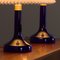 Deep Blue Table Lamps by Holmegaard for Le Klint, Denmark, 1970s, Set of 2 6