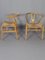 CH24 Wish Bone Chairs by Hans J. Wegner for Carl Hansen & Son, 1970s, Set of 4 4