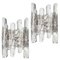Ice Glass Sconces & Wall Lamps from Kalmar Austria, 1960s, Set of 2, Image 1
