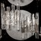Ice Glass Sconces & Wall Lamps from Kalmar Austria, 1960s, Set of 2 5
