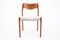 Model 71 Teak Chairs by N. O. Møller for J. L. Møllers, Denmark, 1960s, Set of 6 8