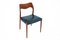 Model 71 Teak Chairs by N. O. Møller for J. L. Møllers, Denmark, 1960s, Set of 4, Image 8